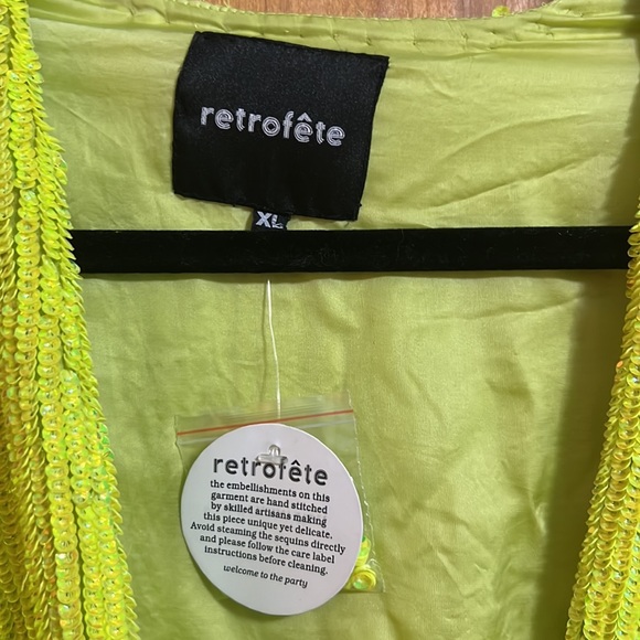 Retrofete Gabrielle robe sequin dress NWT - Picture 8 of 10